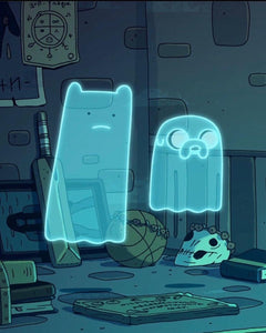 Con Jake el fantasma y Finn el fantasma 👻👻